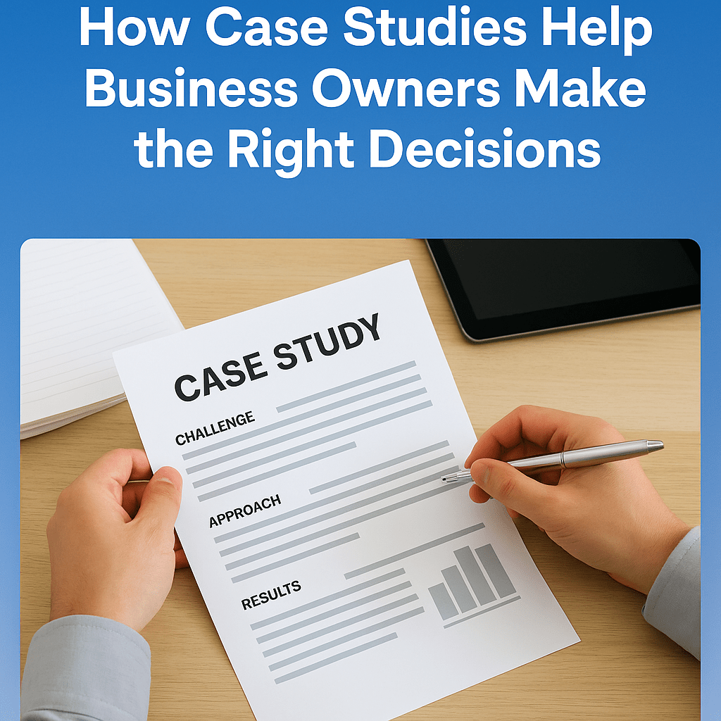 How Case Studies Help Business Owners Make the Right&nbsp;Decisions