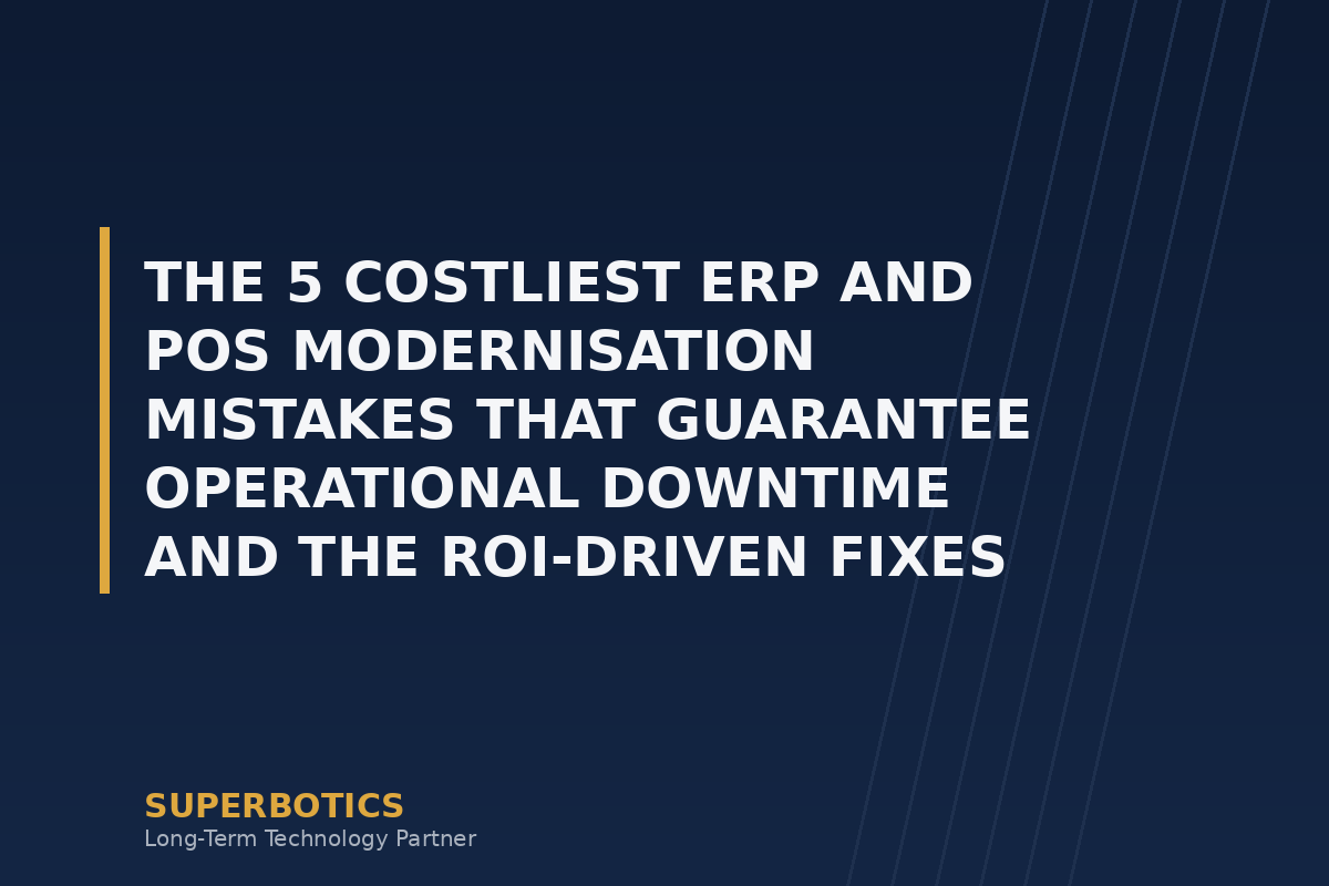 The 5 Costliest ERP and POS Modernisation Mistakes That Guarantee Operational Downtime  And The ROI-Driven Fixes