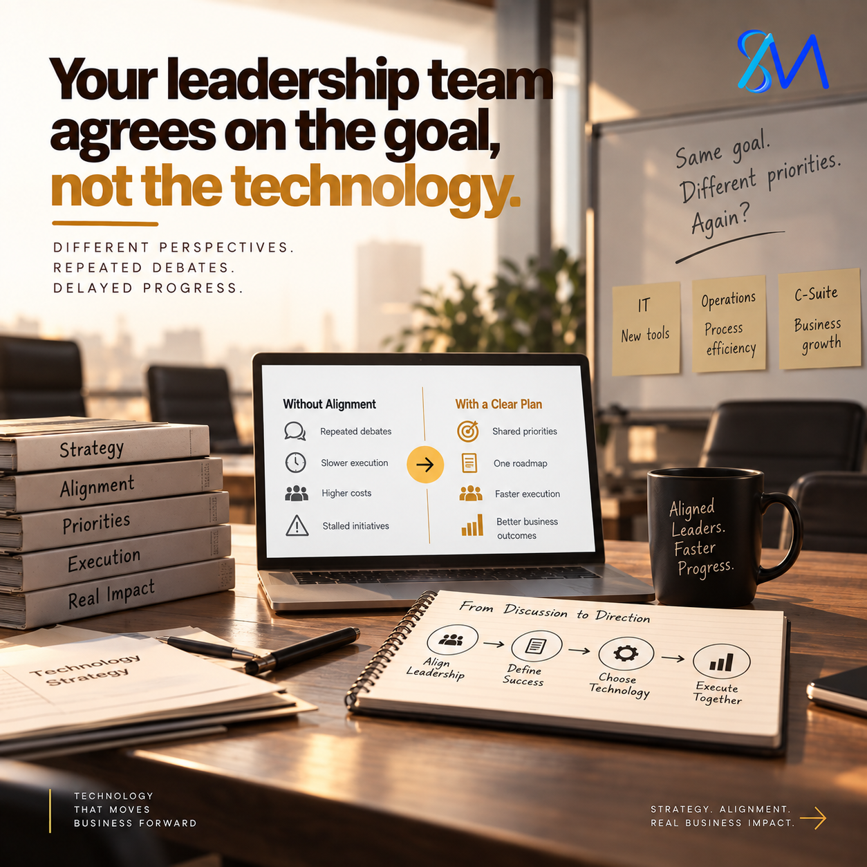 Your Leadership Team Agrees on the Goal, Not the Technology